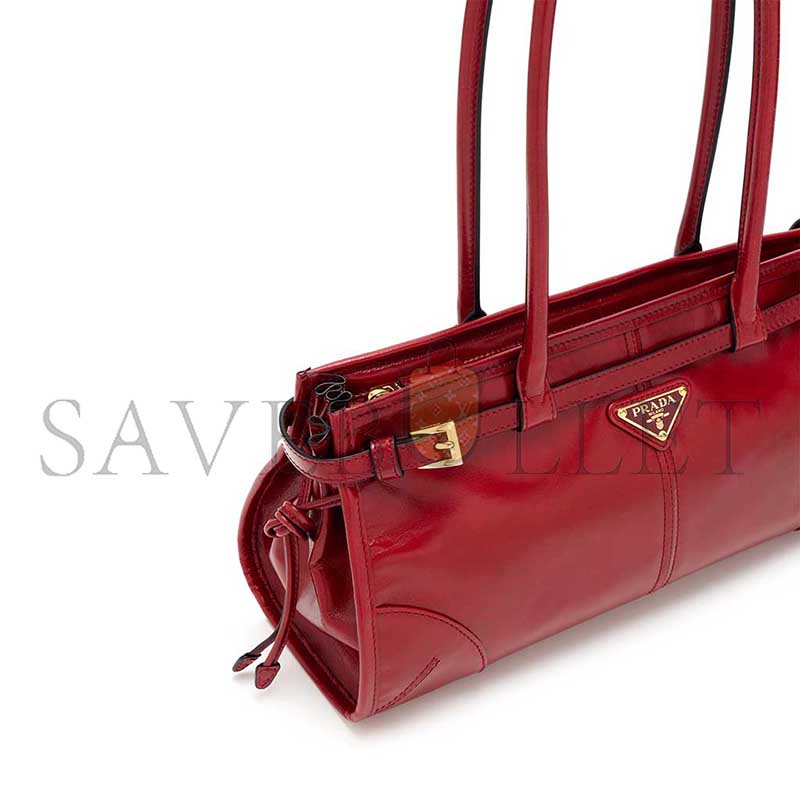 PRADA BONNIE MEDIUM LEATHER HANDBAG 1BA426 (32*15*12cm)